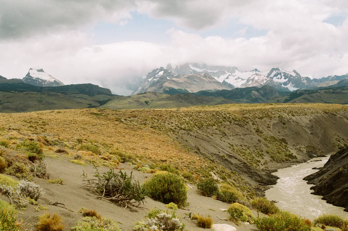 A river valley in Patagonia